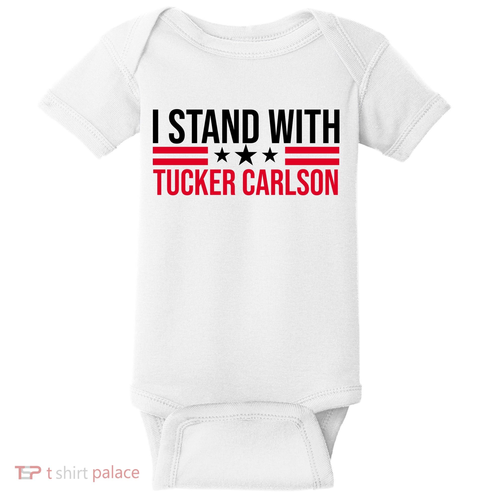 I Stand With Tucker Carlson Baby Bodysuit