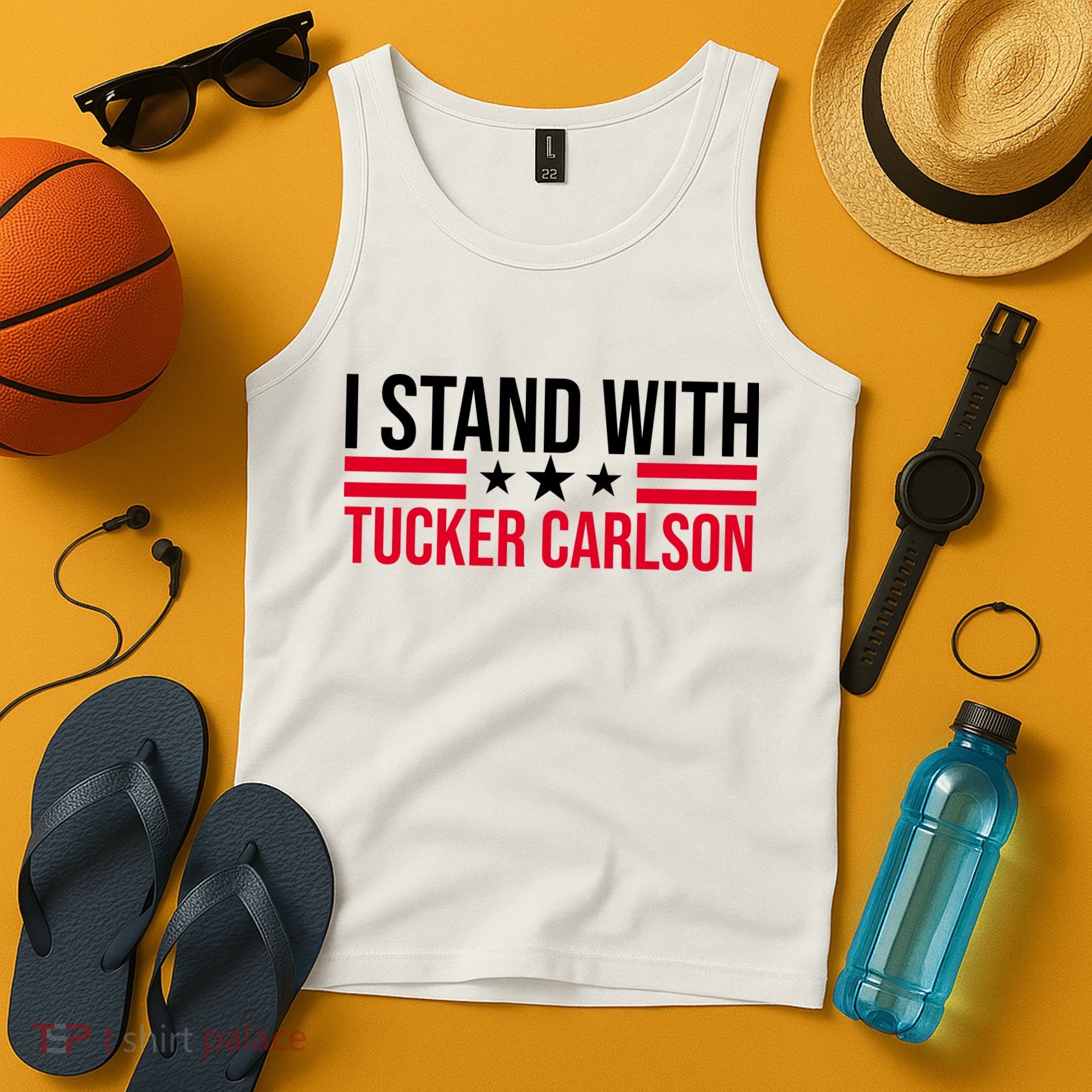 I Stand With Tucker Carlson Tank Top