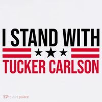 I Stand With Tucker Carlson Kids Long Sleeve Shirt thumb 2