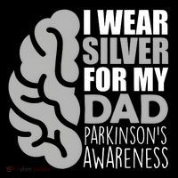 I Wear Silver For My Dad Parkinsons Awareness Coffee Mug thumb 5