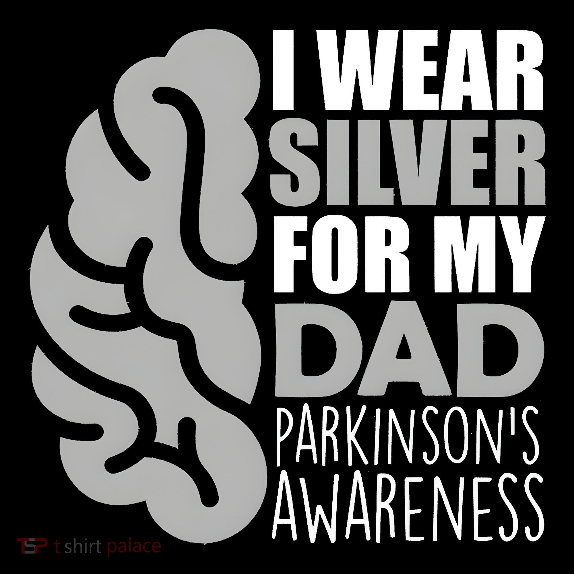 I Wear Silver For My Dad Parkinsons Awareness Coffee Mug