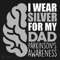 I Wear Silver For My Dad Parkinsons Awareness Coaster thumb 2