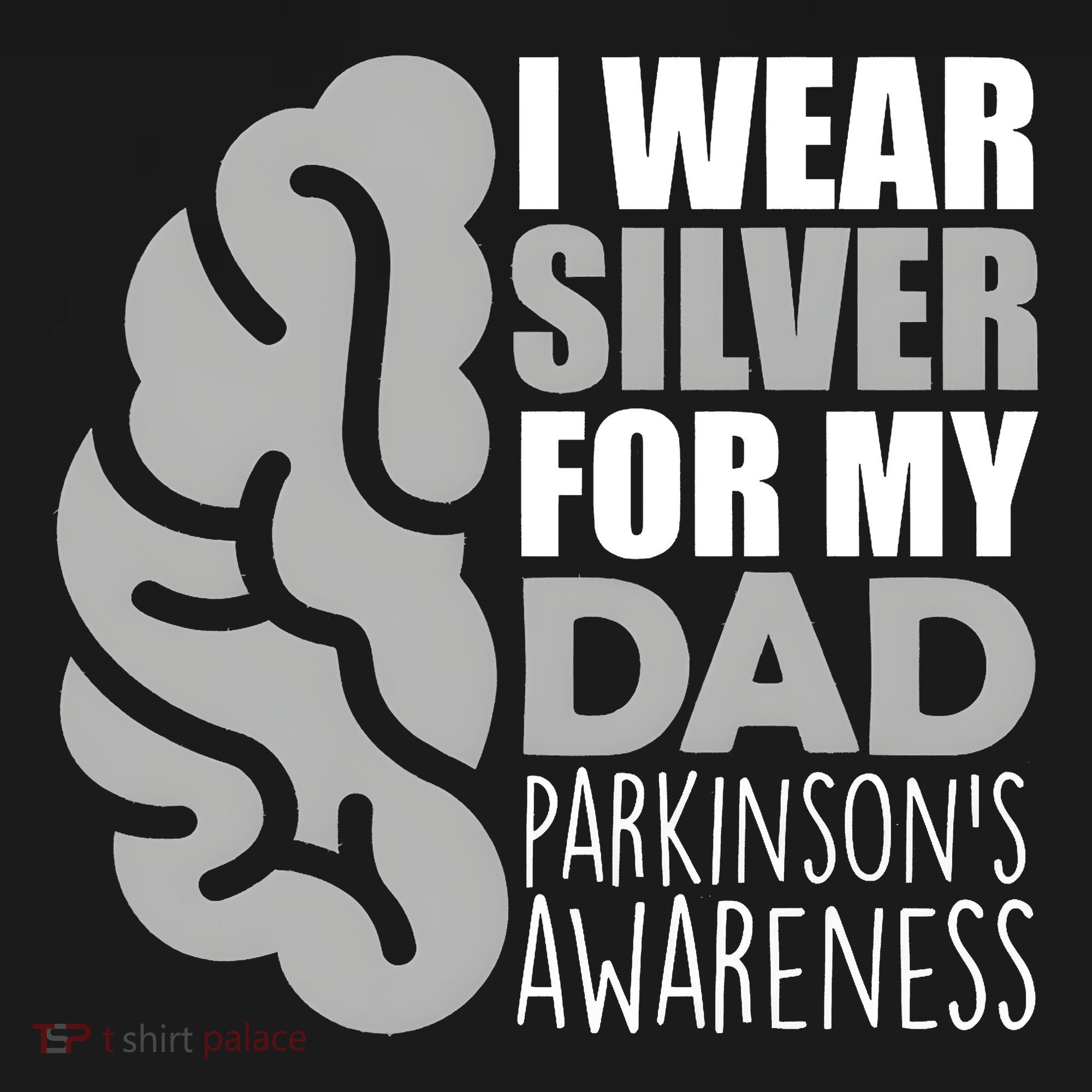 I Wear Silver For My Dad Parkinsons Awareness Mousepad