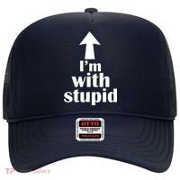 I'm With Stupid Up Arrow Funny Hat thumb 0