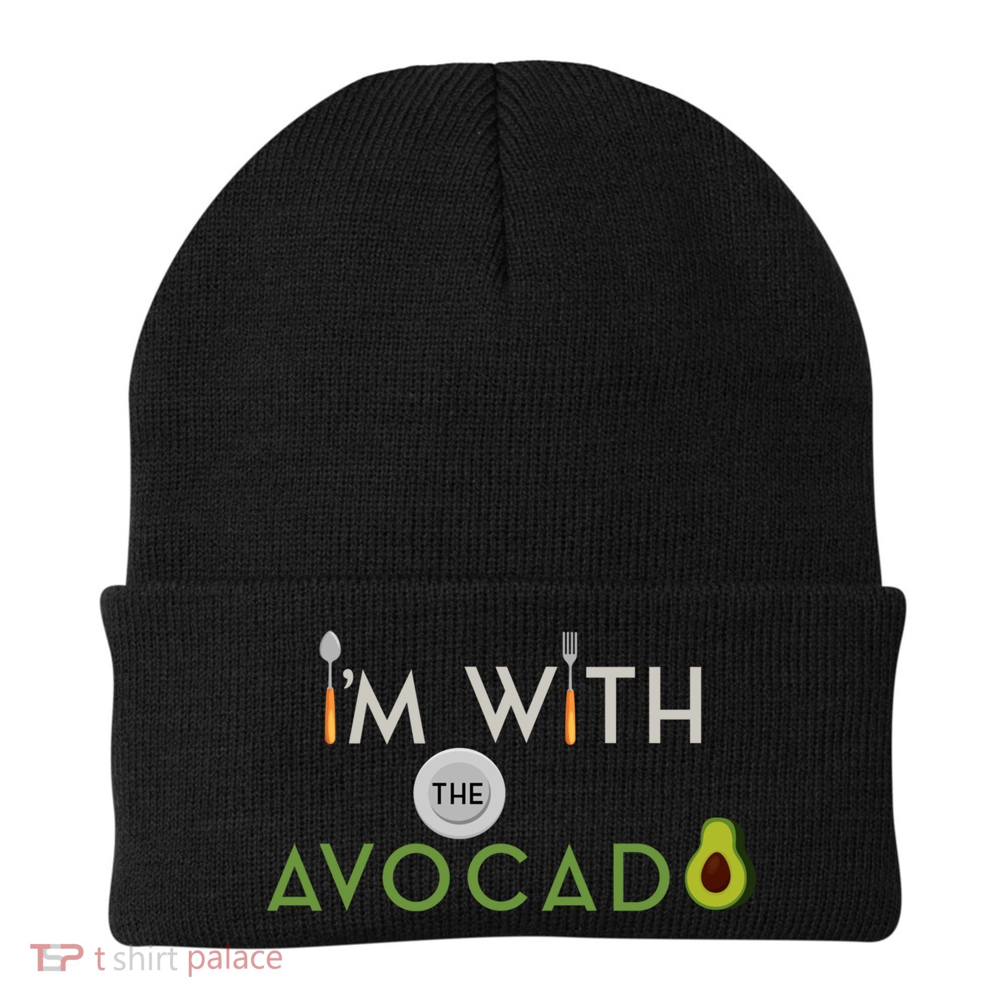 I'm With The Avocado Toast Funny Halloween Costume Gift Beanie