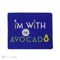 I'm With The Avocado Toast Funny Halloween Costume Gift Mousepad thumb 0