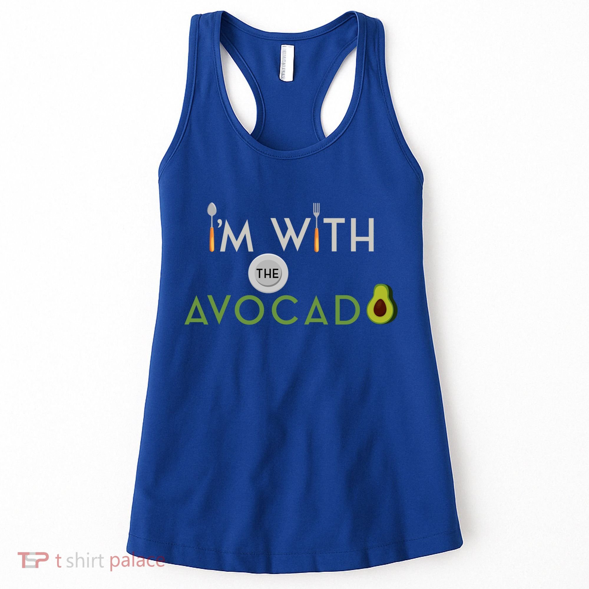 I'm With The Avocado Toast Funny Halloween Costume Gift Women's Tank Top
