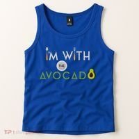I'm With The Avocado Toast Funny Halloween Costume Gift Tank Top thumb 2