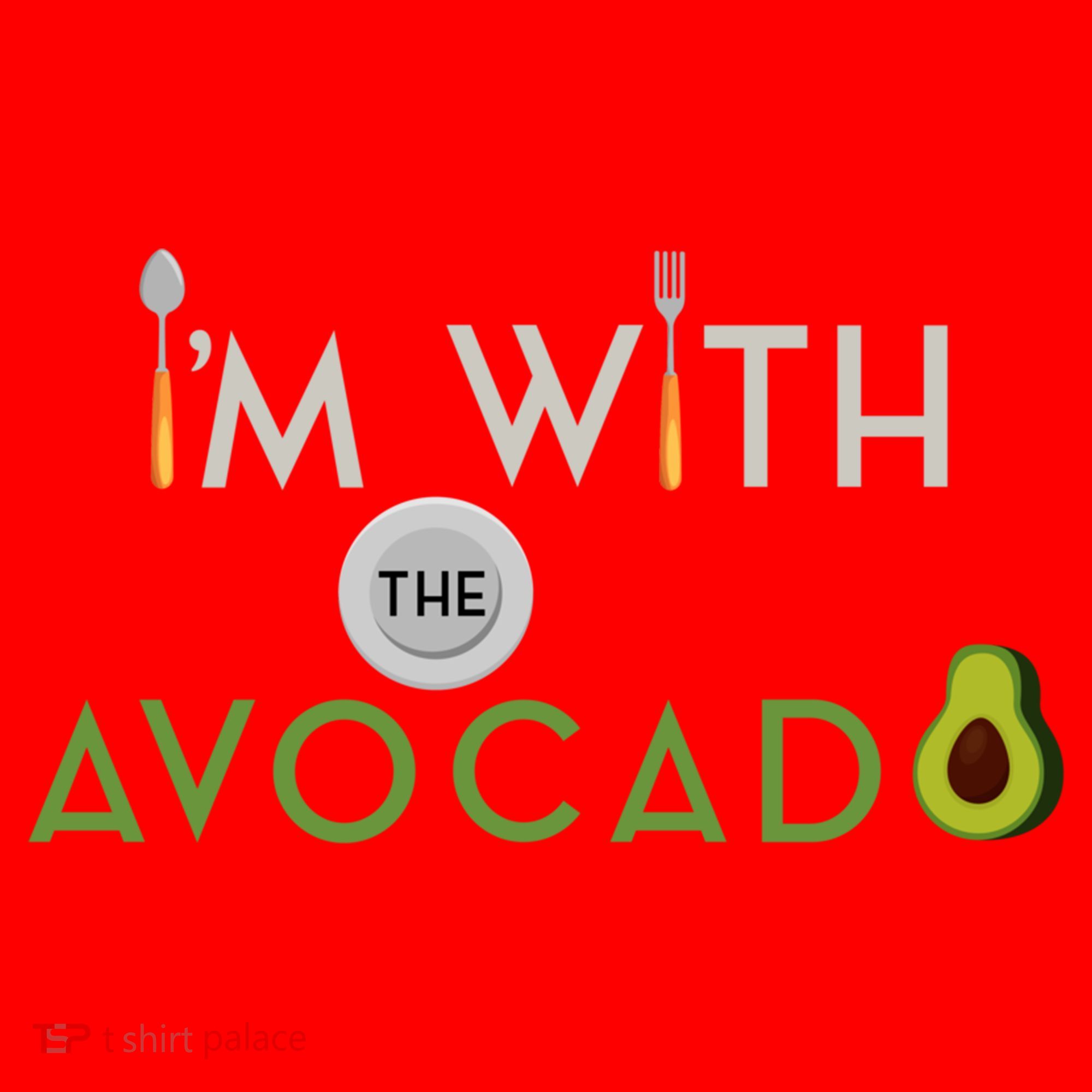 I'm With The Avocado Toast Funny Halloween Costume Gift Santa Hat