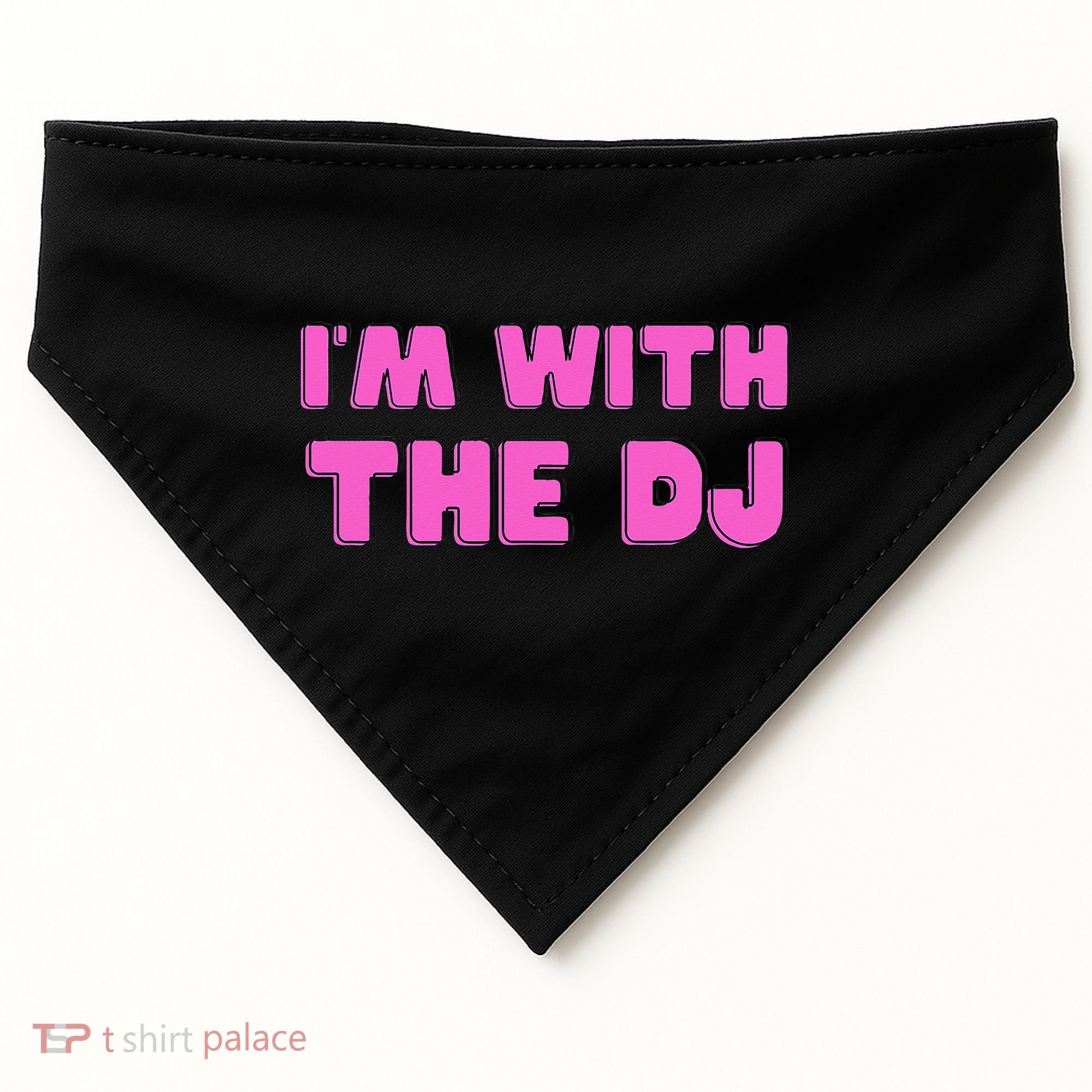 Im With The DJ USA-Made Doggie Bandana