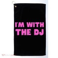 Im With The DJ Golf Towel thumb 0