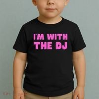 Im With The DJ Toddler T-Shirt thumb 2
