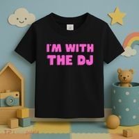 Im With The DJ Toddler T-Shirt thumb 3