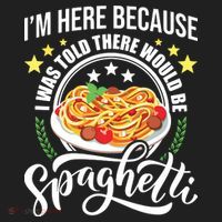 I Was Told There Would Be Spaghetti Italian Food Pasta Lover Golf Towel thumb 3