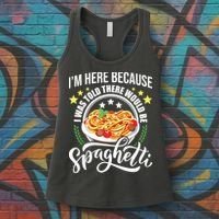 I Was Told There Would Be Spaghetti Italian Food Pasta Lover Women's Tank Top thumb 3