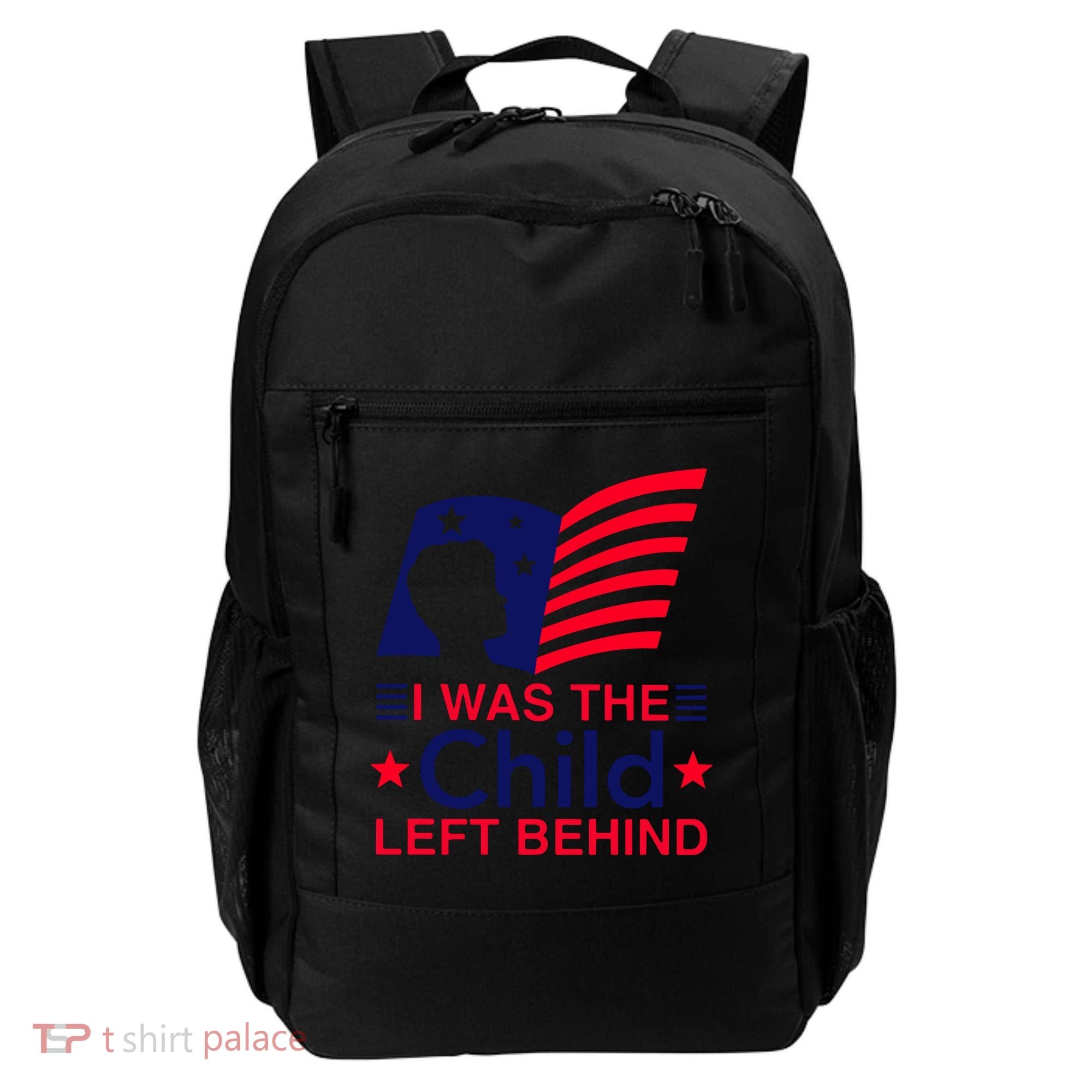 I Was The Child Left Behind Us Flag Backpack