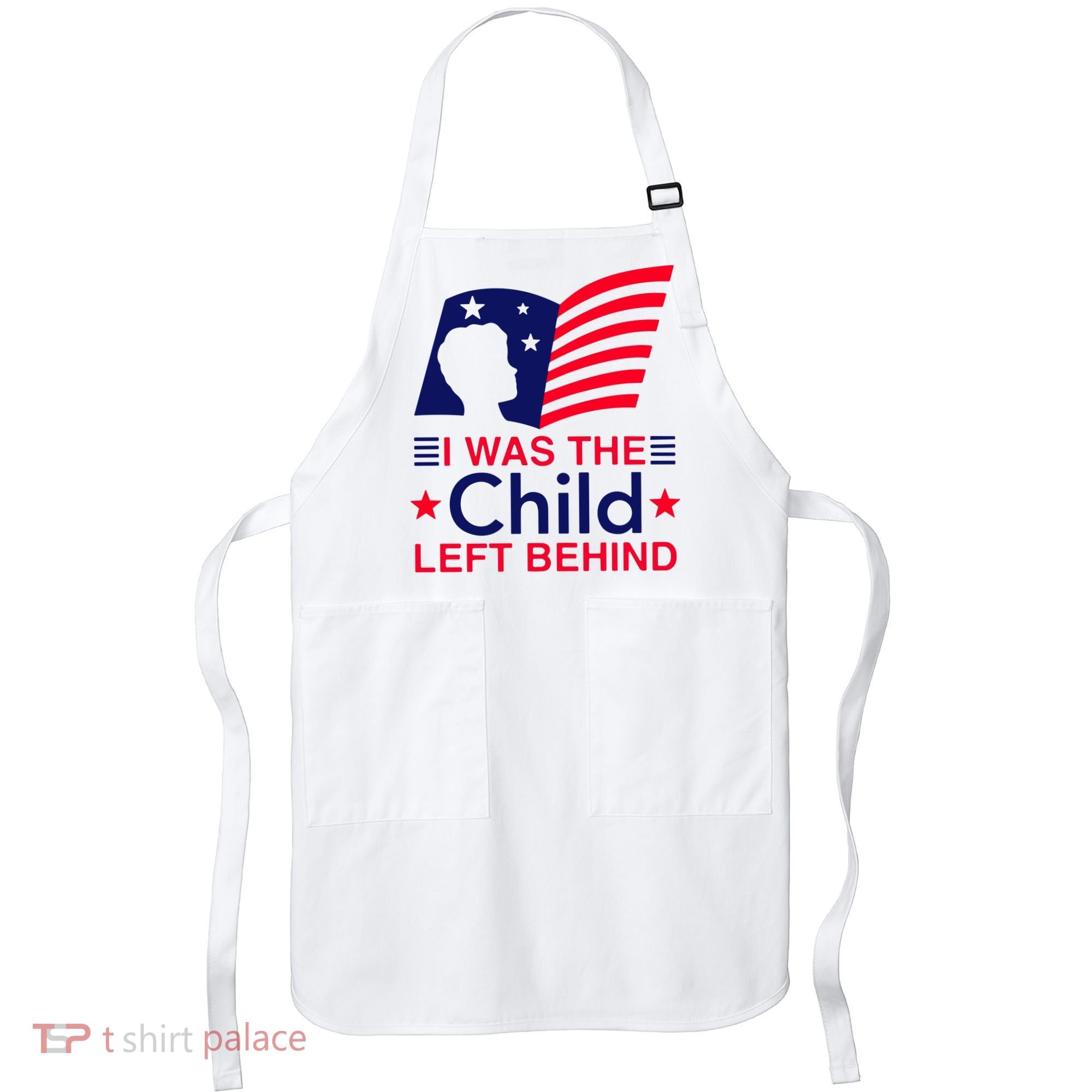I Was The Child Left Behind Us Flag Apron
