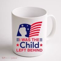 I Was The Child Left Behind Us Flag Coffee Mug thumb 1