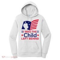 I Was The Child Left Behind Us Flag Women's Hoodie thumb 0