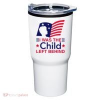 I Was The Child Left Behind Us Flag Tumbler thumb 0