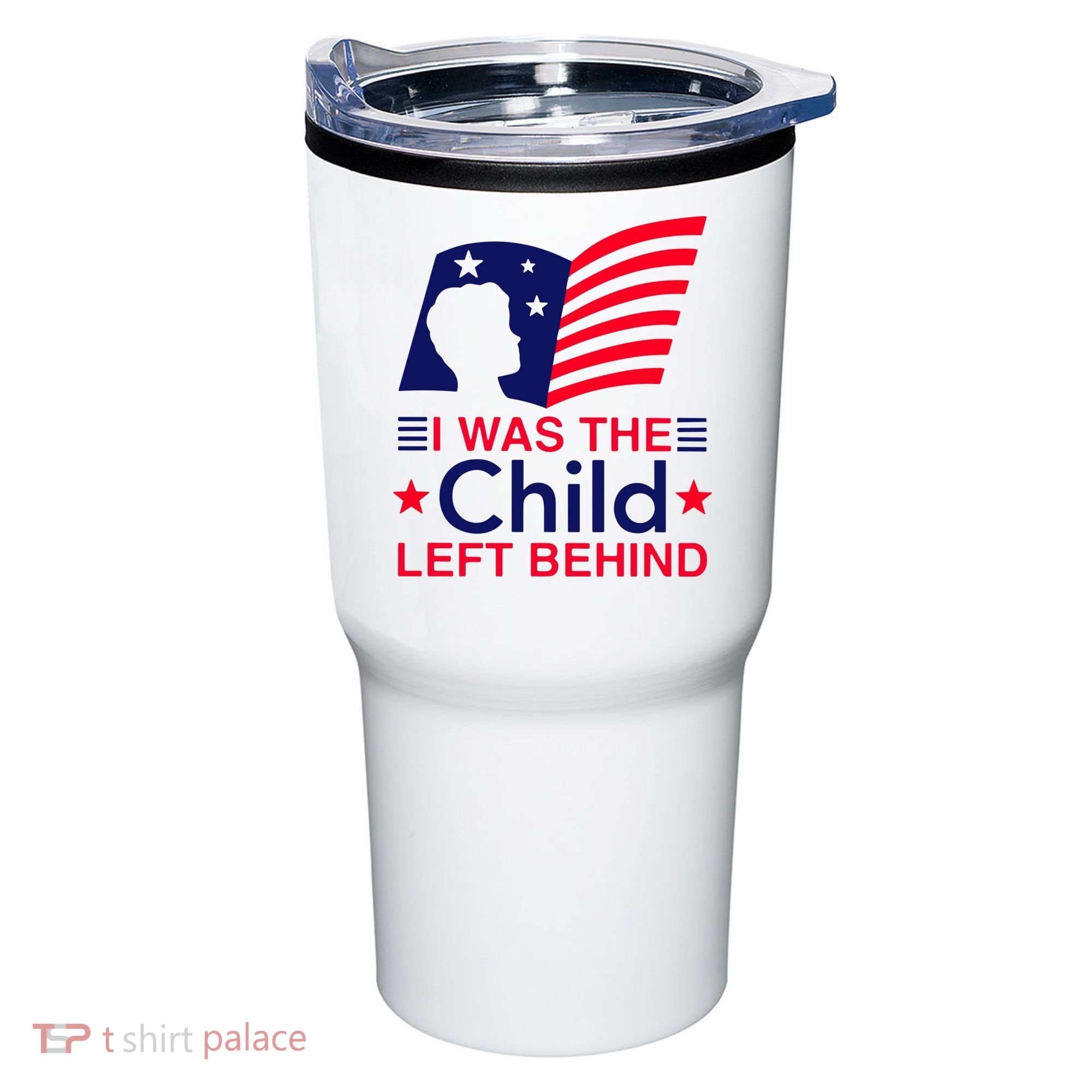 I Was The Child Left Behind Us Flag Tumbler