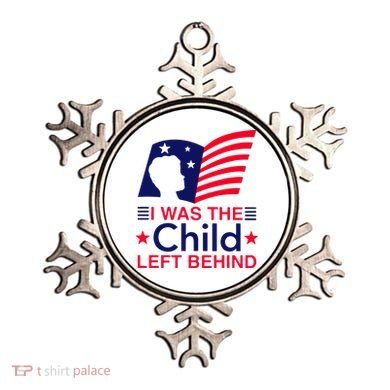 I Was The Child Left Behind Us Flag Ornament