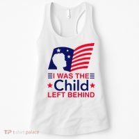 I Was The Child Left Behind Us Flag Women's Tank Top thumb 0