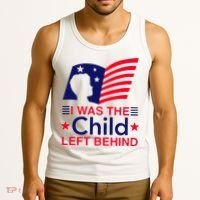 I Was The Child Left Behind Us Flag Tank Top thumb 3