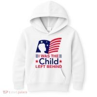 I Was The Child Left Behind Us Flag Kids Hoodie thumb 0