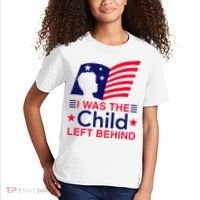 I Was The Child Left Behind Us Flag Kids T-Shirt thumb 2