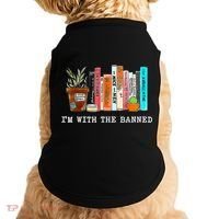 I'm With The Banned Banned Books Reading Books Doggie Tank thumb 0