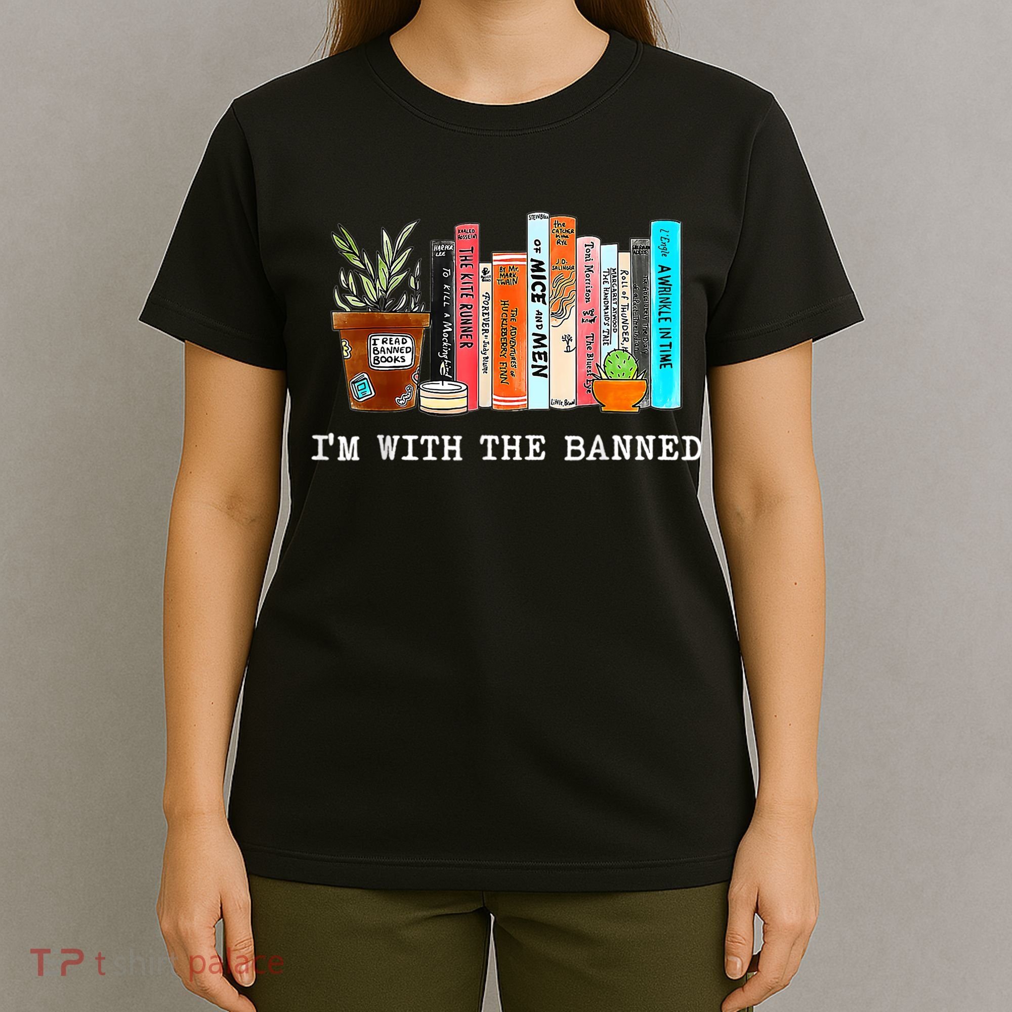 I'm With The Banned Banned Books Reading Books T-Shirt