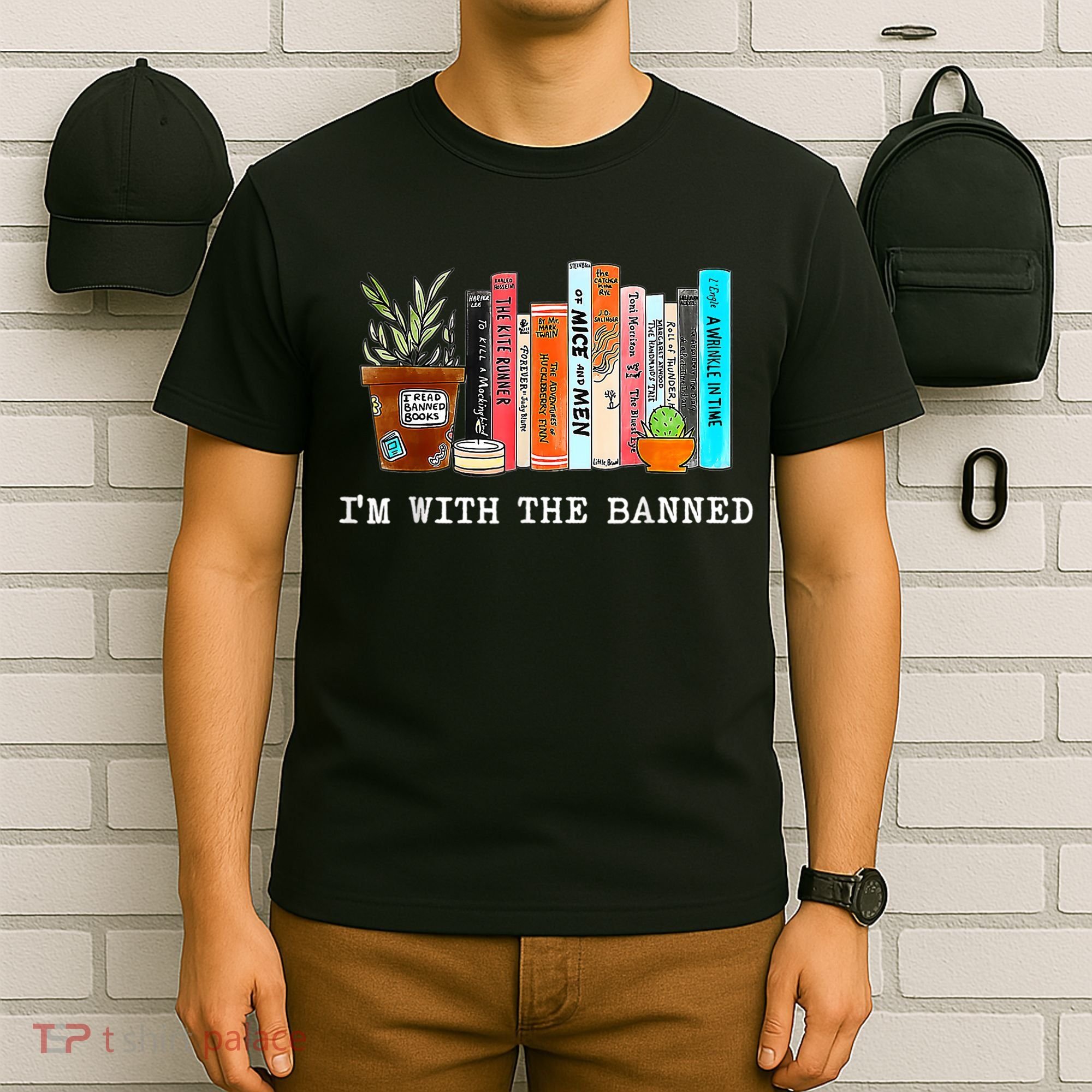 I'm With The Banned Banned Books Reading Books T-Shirt