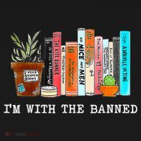 I'm With The Banned Banned Books Reading Books Women's Hoodie thumb 2
