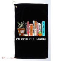 I'm With The Banned Banned Books Reading Books Golf Towel thumb 0