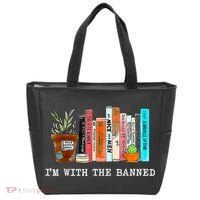 I'm With The Banned Banned Books Reading Books Tote Bag thumb 0