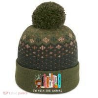 I'm With The Banned Banned Books Reading Books The Baniff Cuffed Pom Beanie thumb 0