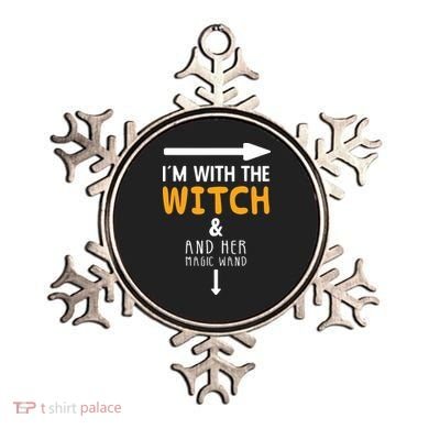 Im With The Witch Couples Costume For Halloween Ornament
