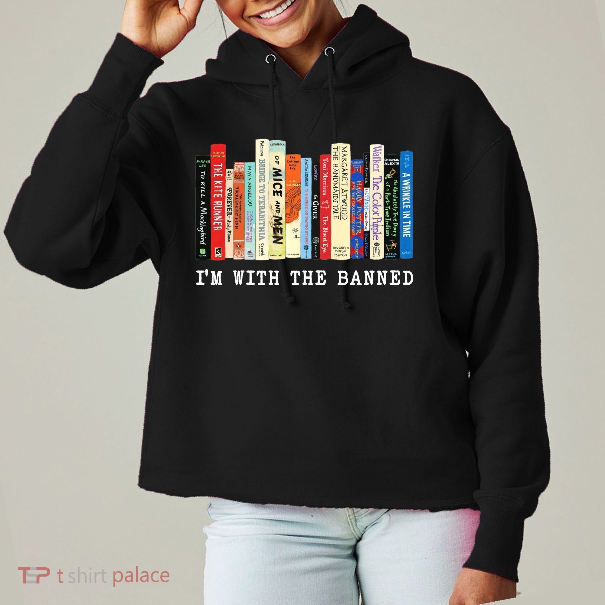 I'm With The Banned Ladies Heavyweight Boxy Pullover Hoodie