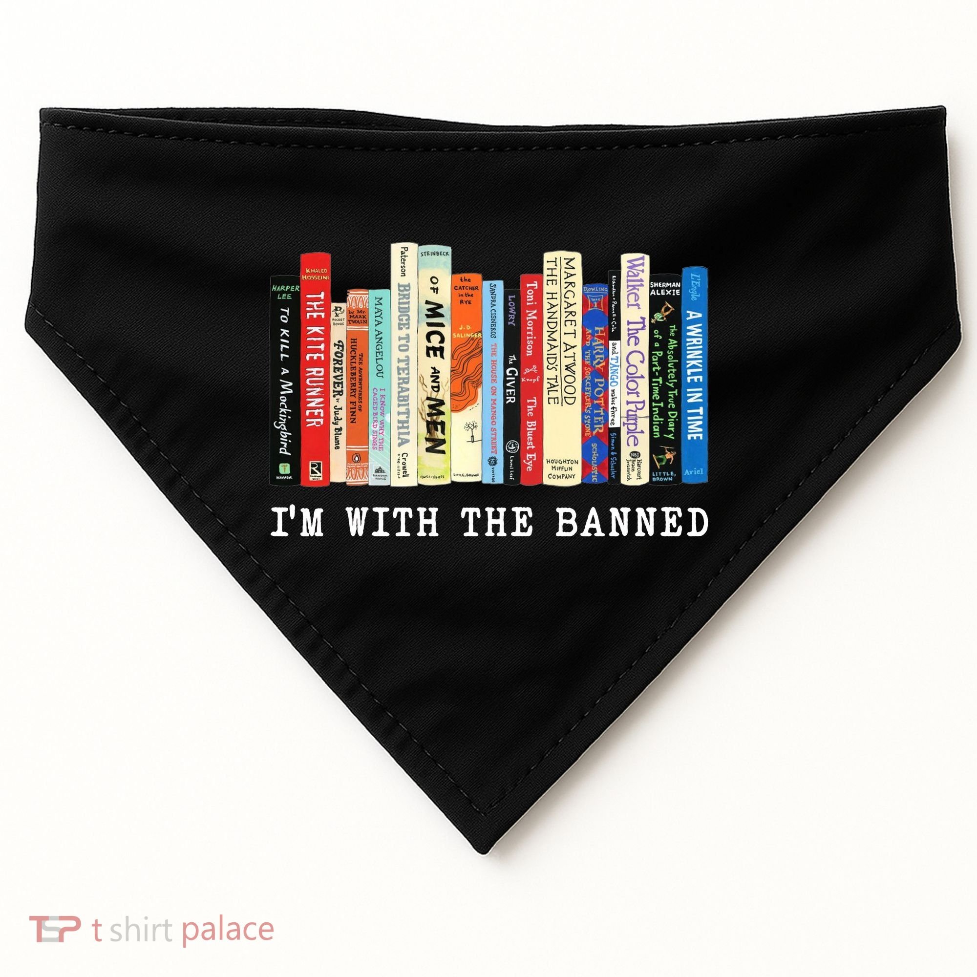 I'm With The Banned USA-Made Doggie Bandana