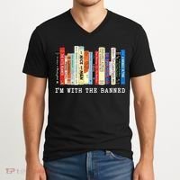 I'm With The Banned V-Neck T-Shirt thumb 2