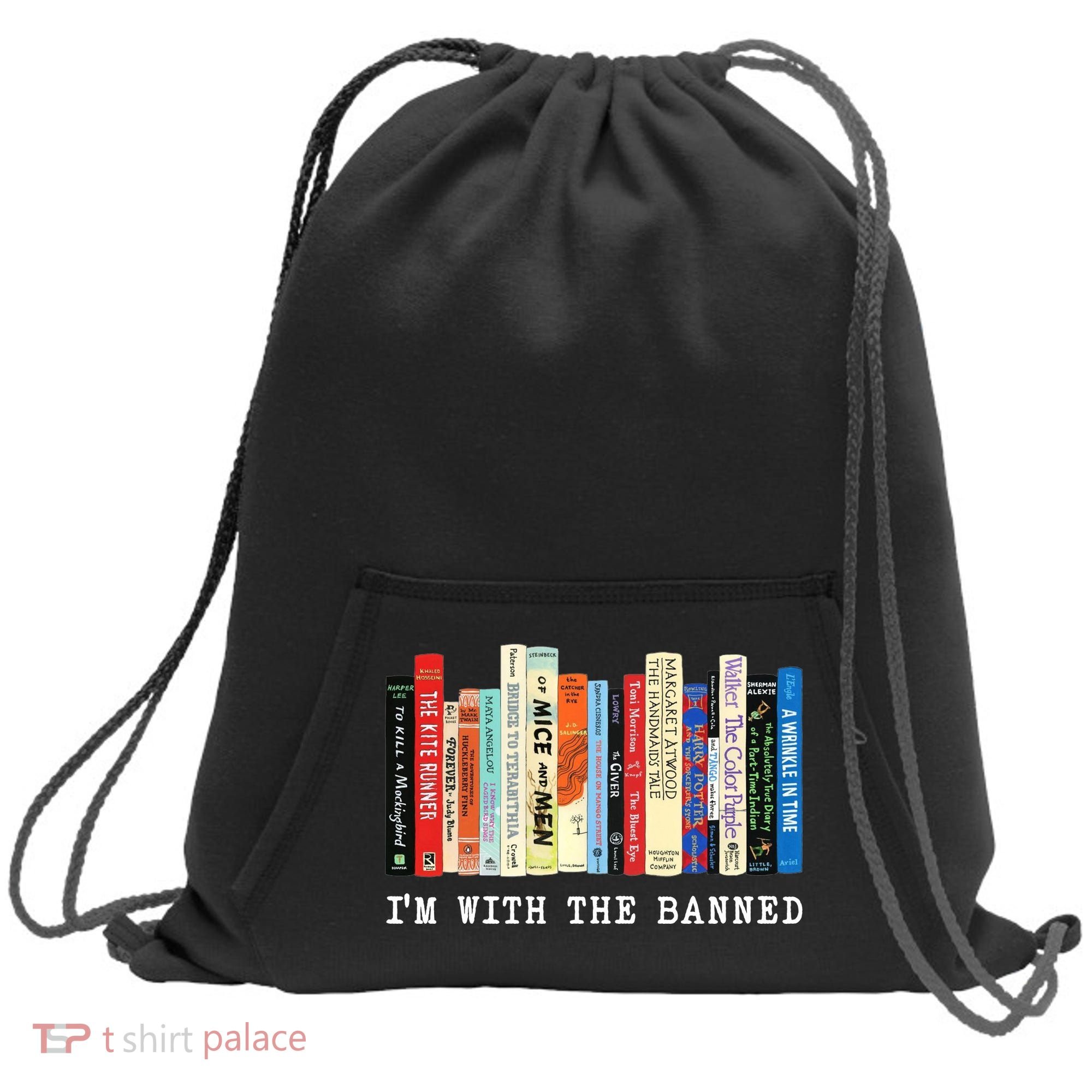 I'm With The Banned Sweatshirt Cinch Pack Bag