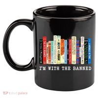 I'm With The Banned 11oz C Handle Ceramic Mug thumb 2