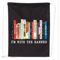 I'm With The Banned Drawstring Bag thumb 0