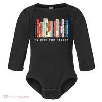 I'm With The Banned Baby Long Sleeve Bodysuit thumb 0