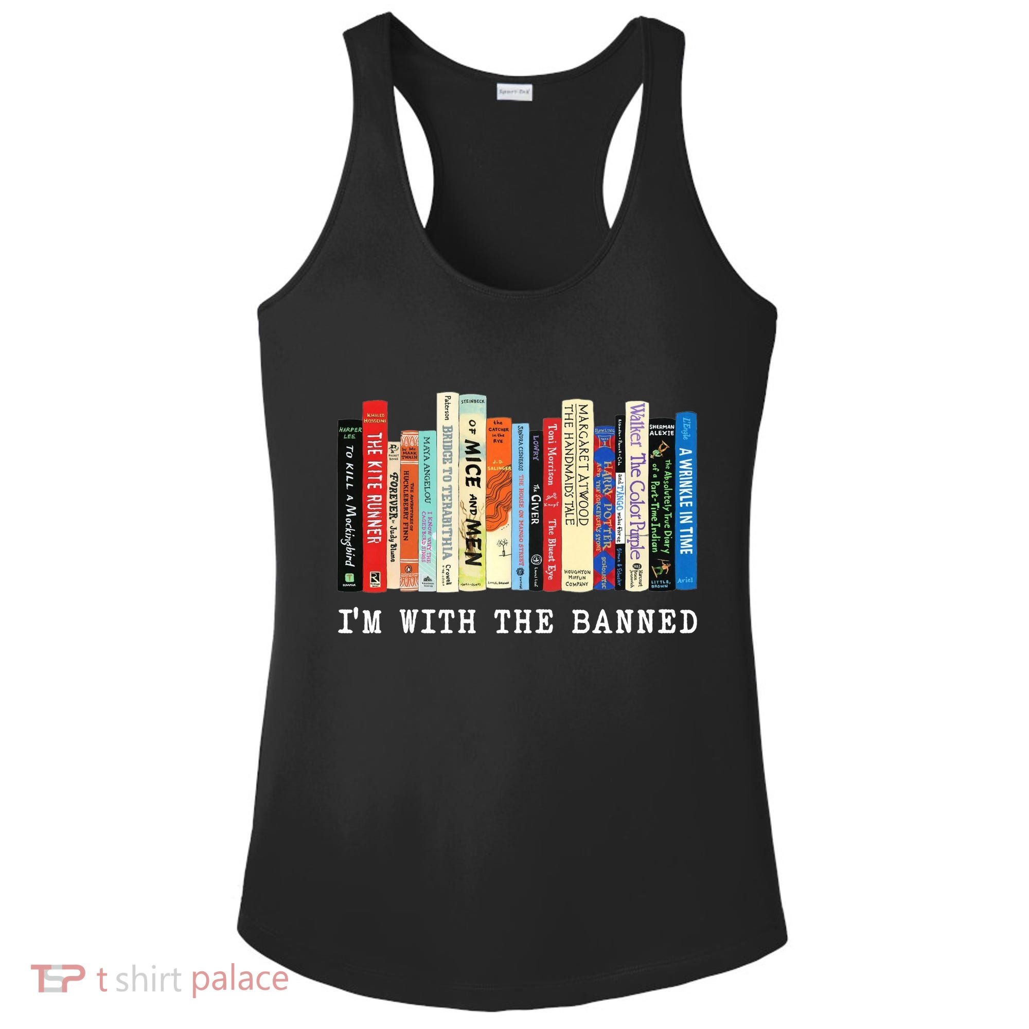 I'm With The Banned Ladies PosiCharge Competitor Racerback Tank
