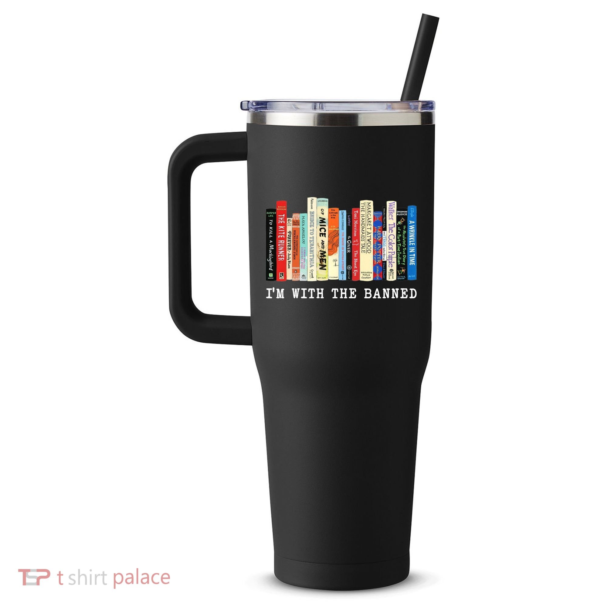 I'm With The Banned 40oz Vacuum Insulated Stainless Steel Travel Tumbler