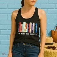 I'm With The Banned Women's Tank Top thumb 2