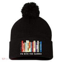 I'm With The Banned Pom Pom 12in Knit Beanie thumb 0