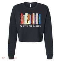 I'm With The Banned Cropped Pullover Crew thumb 0